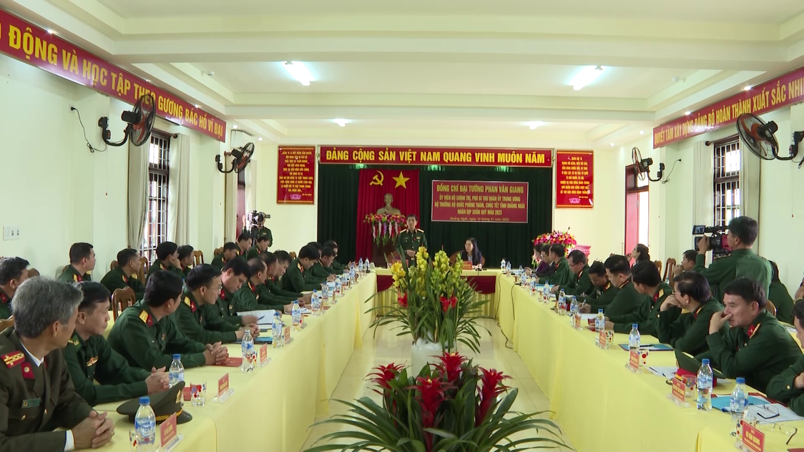 Đại tướng Phan Văn Giang chúc tết các đơn vị quân đội tại Quảng Ngãi