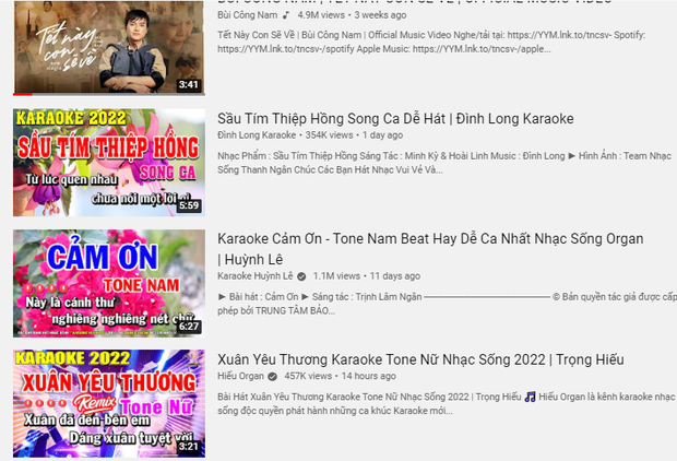 Tết đến là y như rằng các bản nhạc karaoke xâm chiếm top trending, ca khúc nào đang được dân tình hát nhiều nhất năm nay? - Ảnh 3.