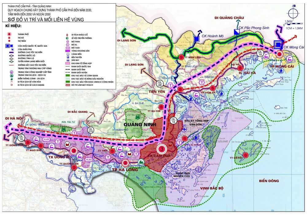 Bản đồ du lịch tỉnh Quảng Ninh