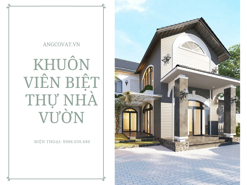 Khuôn viên biệt thự nhà vườn giúp các gia chủ có cuộc sống thoải mái