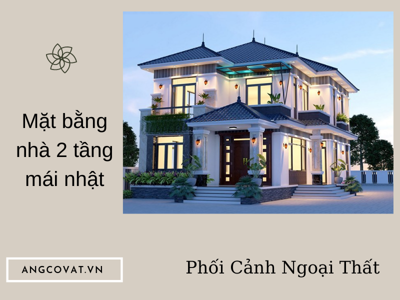 sảnh nhà 2 tầng đẹp