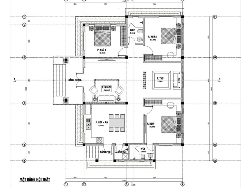 10 mẫu nhà cấp 4 kiểu pháp đẹp hút hồn