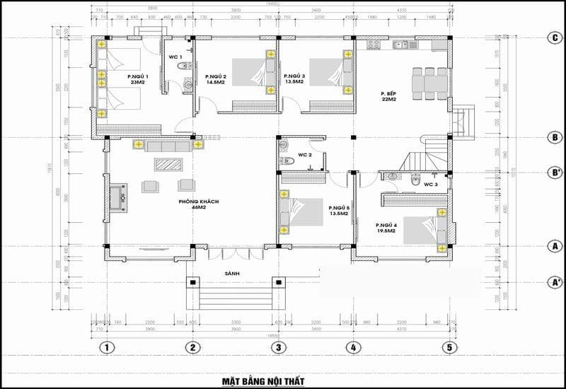 10 mẫu nhà cấp 4 kiểu pháp đẹp hút hồn