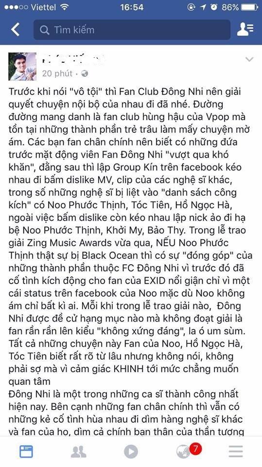 FC Đông Nhi lập group dislike