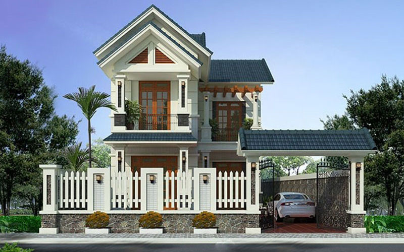 nhà 2 tầng đẹp