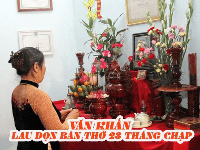 văn khấn ông Công ông Táo bàn thờ Thần Tài