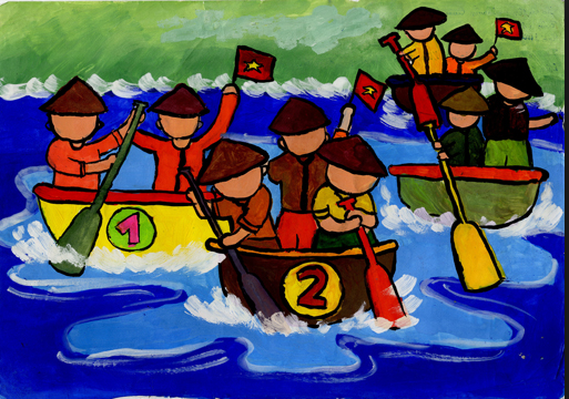 Lễ hội đua thuyền vẽ tranh