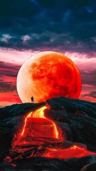 Hình ảnh siêu trăng máu đẹp và hiếm