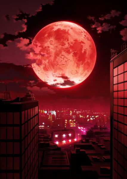Hình ảnh trăng máu đỏ đẹp