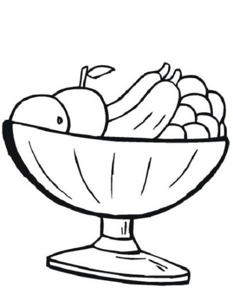 Dibujo para colorear de la bandeja de cinco frutas en la festividad del Tet para quemar incienso