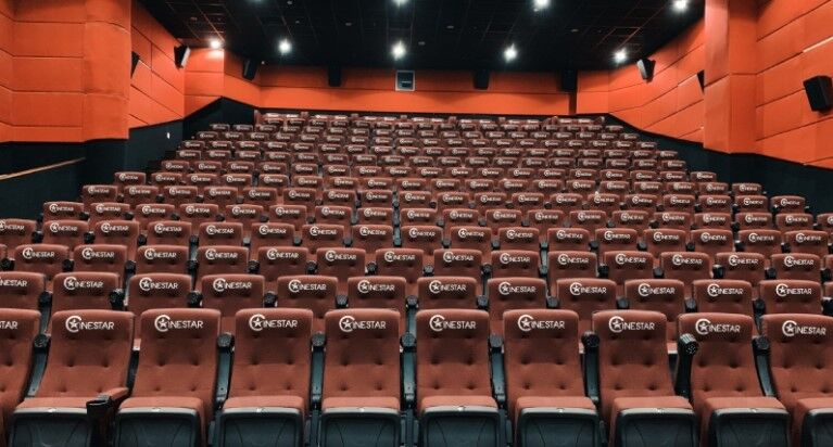 Ghế ngồi trong rạp CineStar