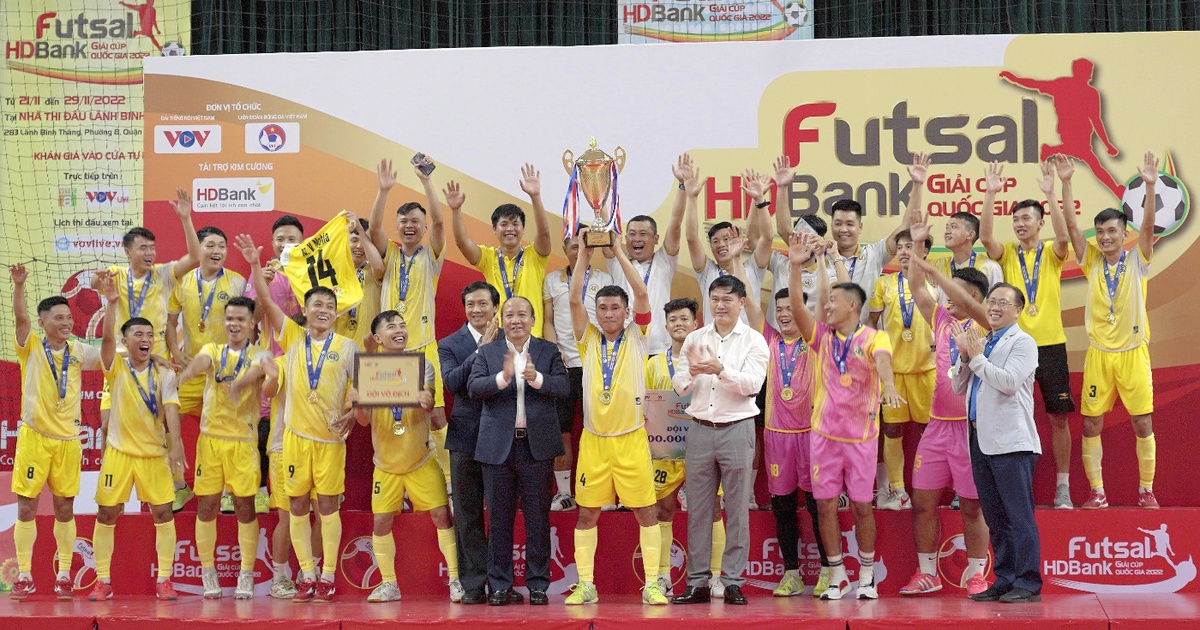 Futsal HDBank Cúp Quốc gia 2022 kết thúc: Nhiều bất ngờ, nhưng rất… hợp lý