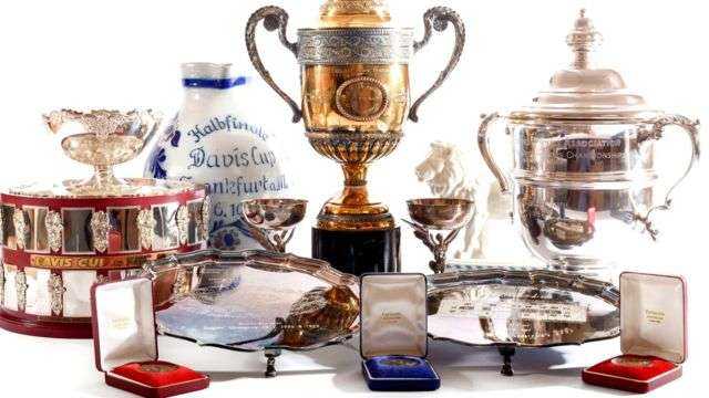 Boris Becker trophies up for auction