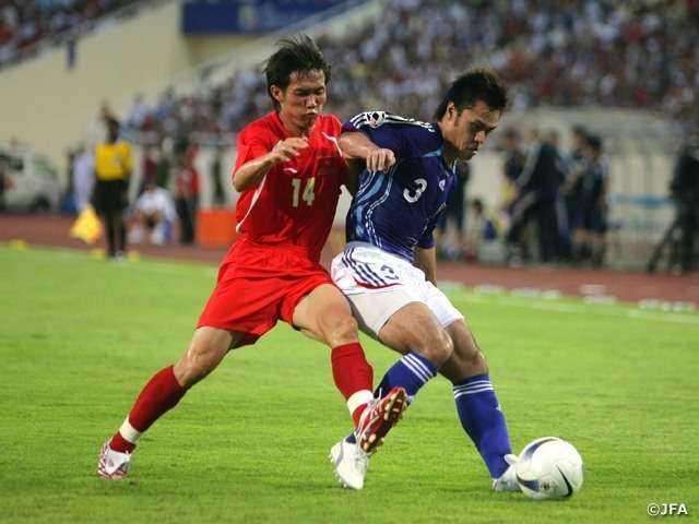 Tuyển Nhật Bản từng thắng tuyển Việt Nam 4-1 tại vòng bảng Asian Cup 2007. Ảnh: JFA.