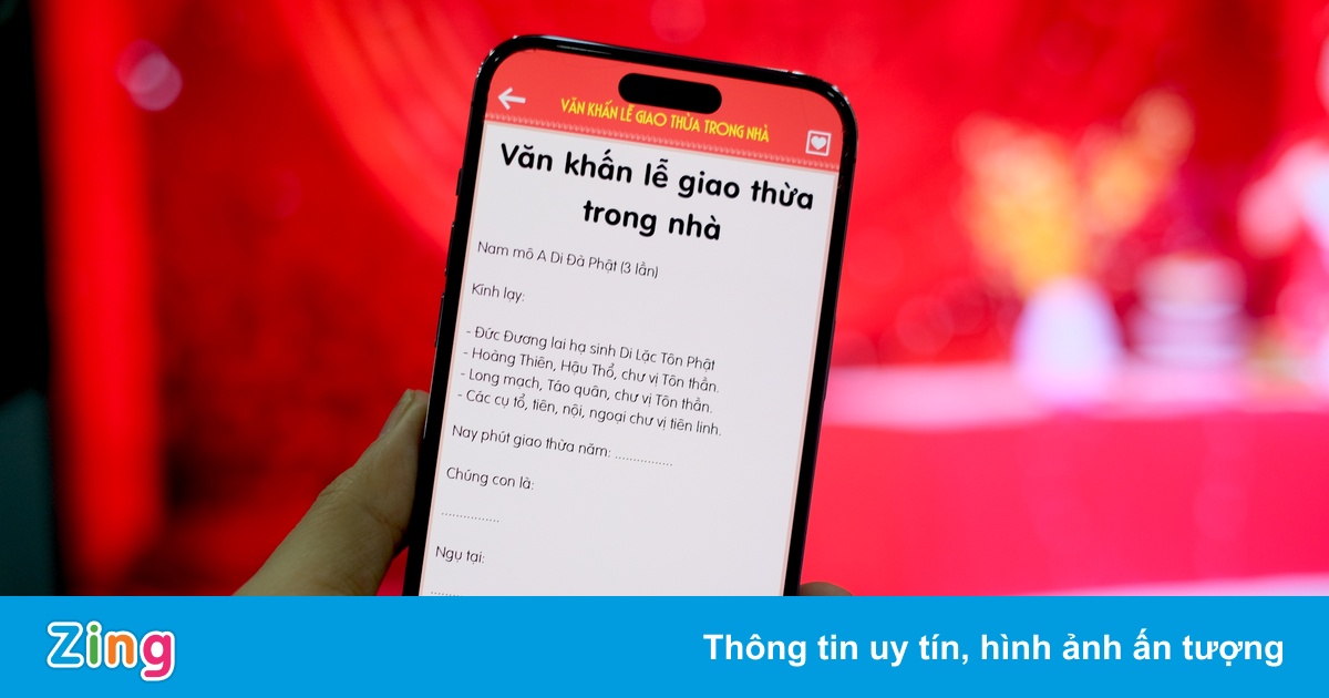 Đêm 30 Tết, tải app gì để tra văn khấn lễ giao thừa