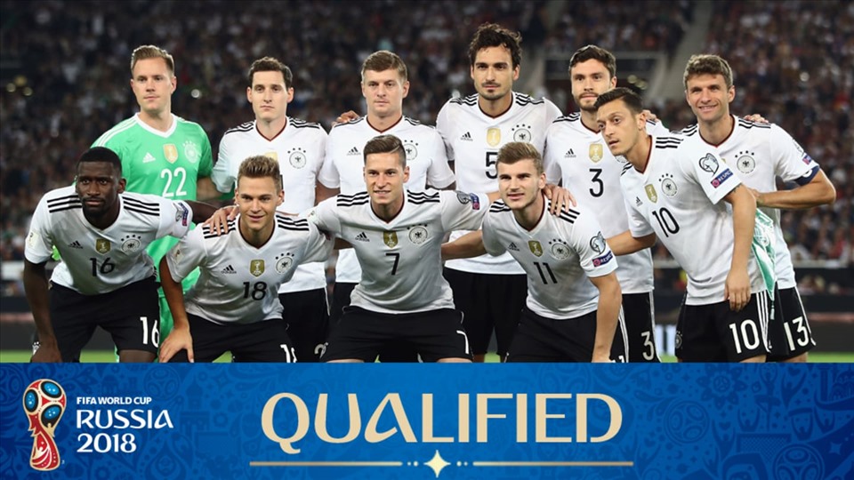 Đội tuyển Đức thể hiện sức tấn công mạnh mẽ và toàn thắng 10 trận ở vòng loại World Cup 2018. Ảnh: FIFA