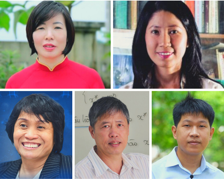 5 nhà khoa học Việt được vinhh danh trong danh sách 100 nhà khoa học châu Á. Ảnh: Asian Scientist.