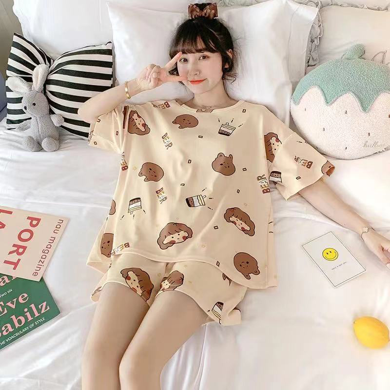 Quần áo mặc ở nhà chất liệu cotton siêu thích