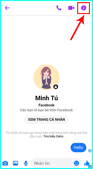 cách mở cuộc trò chuyện bí mật trên Messenger