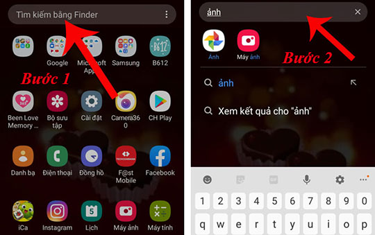 Cách mở ứng dụng không hiện trên màn hình Samsung Android