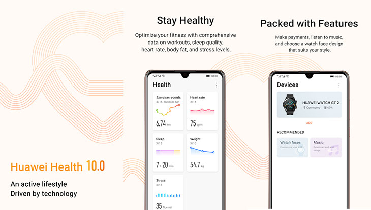 Ứng dụng Huawei Health trên điện thoại