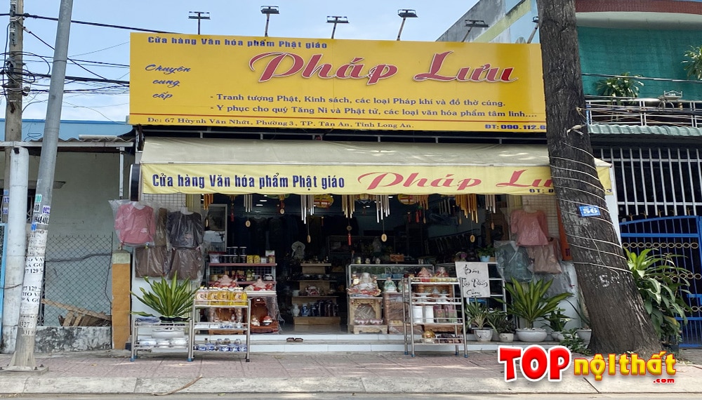 Cửa hàng Văn Hóa Phẩm Phật Giáo Pháp Lưu tại 67 Huỳnh Văn Nhứt, Long An