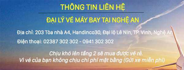 Thông tin liên hệ Phòng vé máy bay tại đường Yên Hòa Phường Hà Huy Tập02