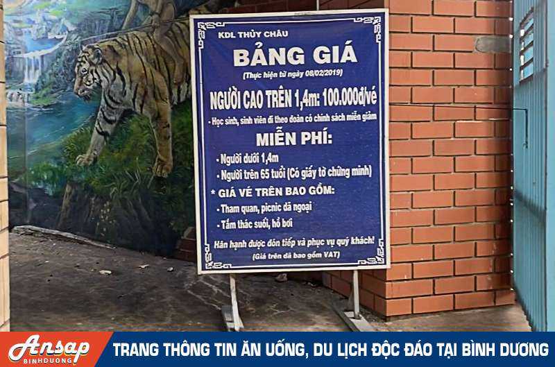 Giá vé Thủy Châu