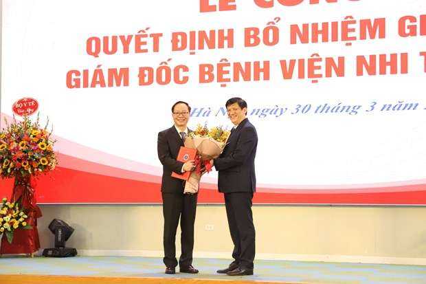 Pho giao su Tran Minh Dien lam Giam doc Benh vien Nhi Trung uong hinh anh 1