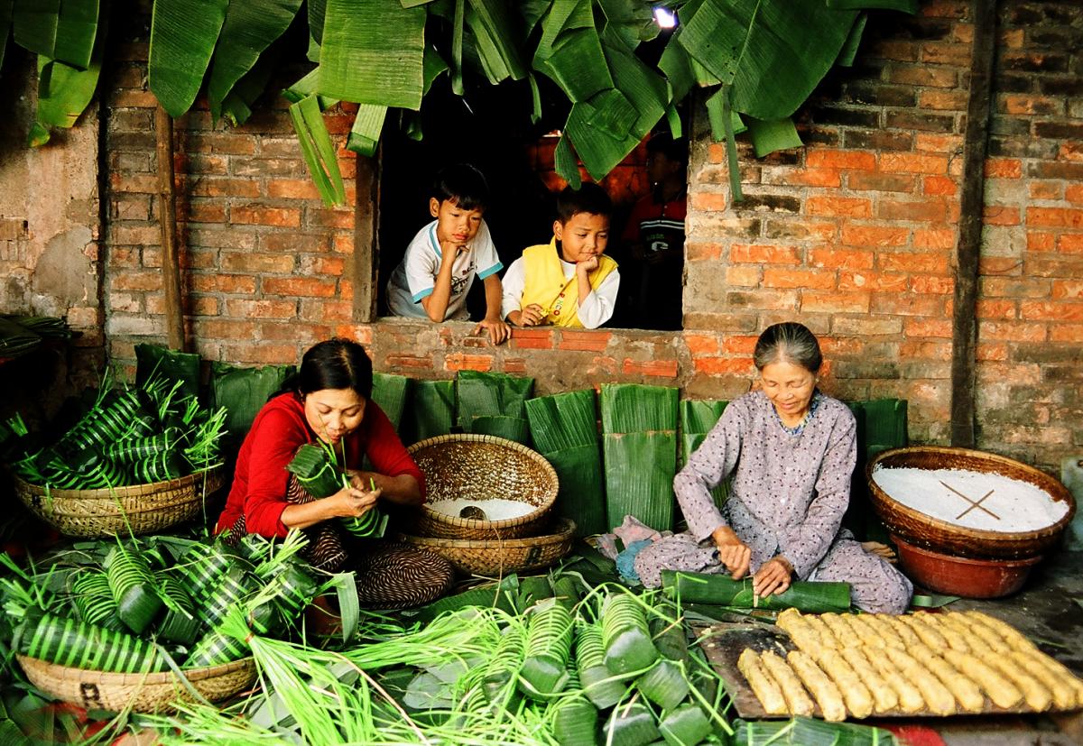 Gói bánh chưng, bánh tét