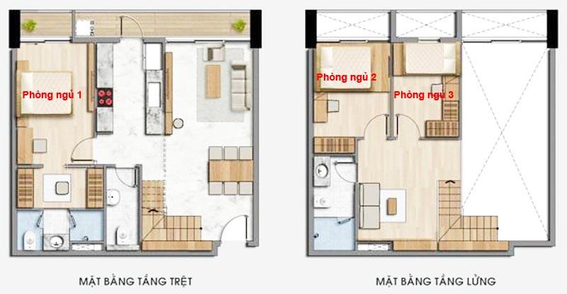 bố trí mặt bằng nhà cấp 4