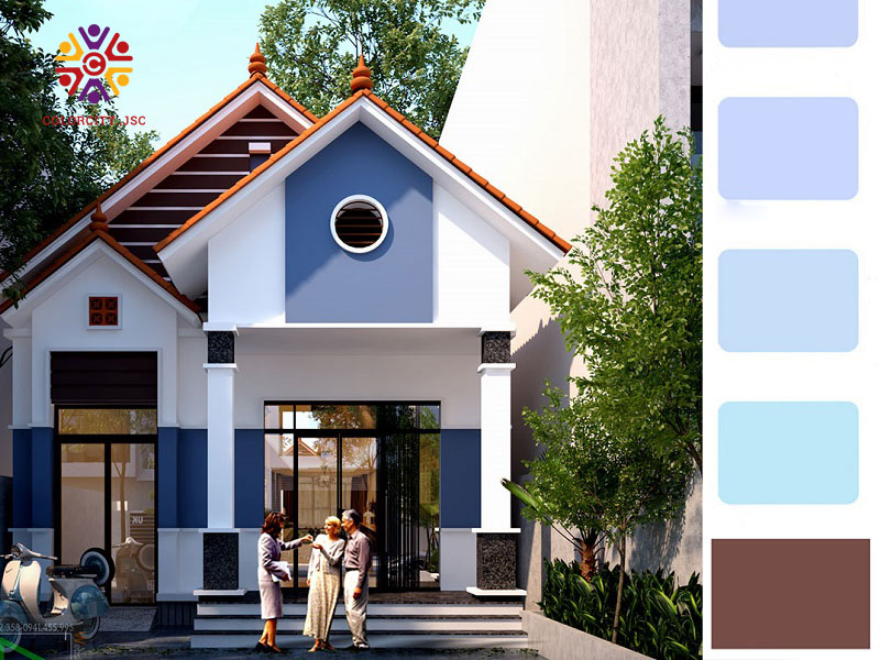 Bảng màu sơn nhà đẹp bên ngoài, bên trong - ColorCity