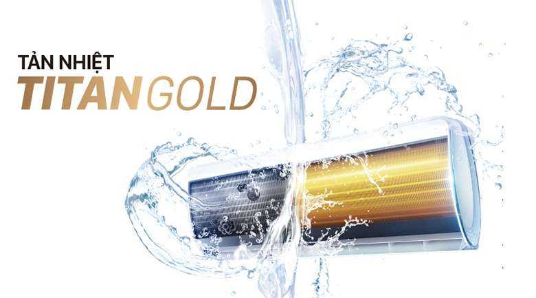 Dàn tản nhiệt Titan Gold - Máy lạnh TCL 1.5 HP TAC-N12CS/XA21