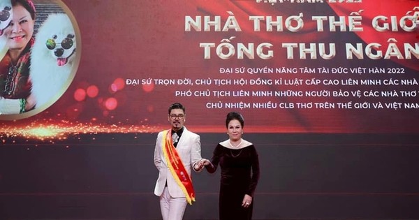 Phạt 75 triệu đồng công ty tổ chức sự kiện vinh danh 'nhà thơ thế giới' Tống Thu Ngân