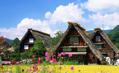 Những ngôi nhà đẹp tựa tranh vẽ ở nông thôn Nhật Bản