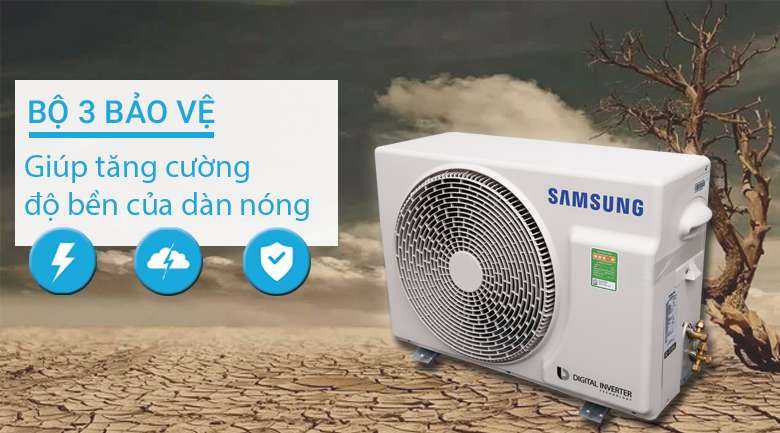 Máy lạnh Samsung Inverter 1 HP AR10NVFTAGMNSV - Bộ 3 bảo vệ tăng cường
