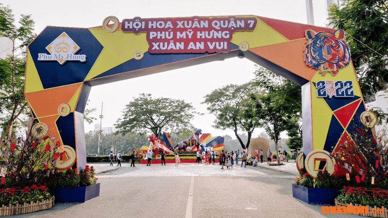 Hội du xuân Phú Mỹ Hưng là địa điểm chơi tết quen thuộc ở Sài Gòn