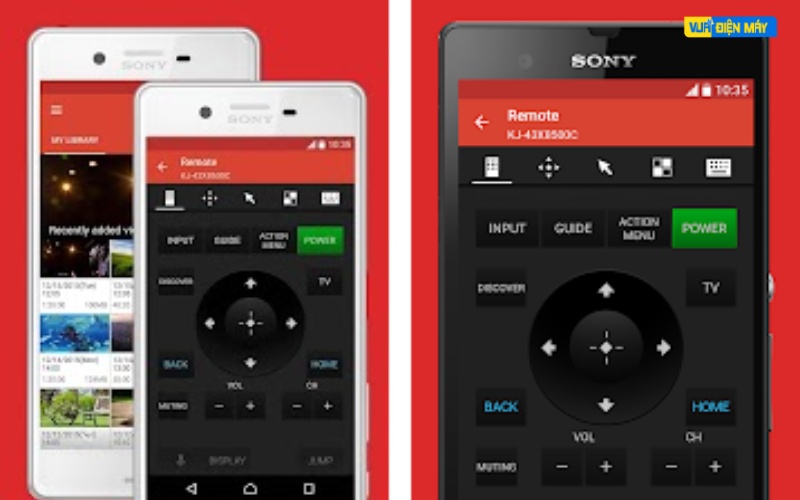 ứng dụng điều khiển tivi sony bằng điện thoại