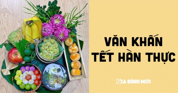 Văn khấn Tết Hàn thực mùng 3 tháng 3 Âm lịch đầy đủ, chuẩn phong tục