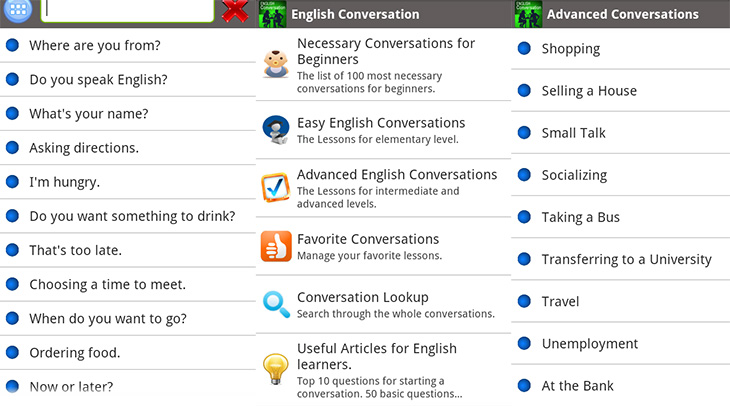 English Conversation Practice