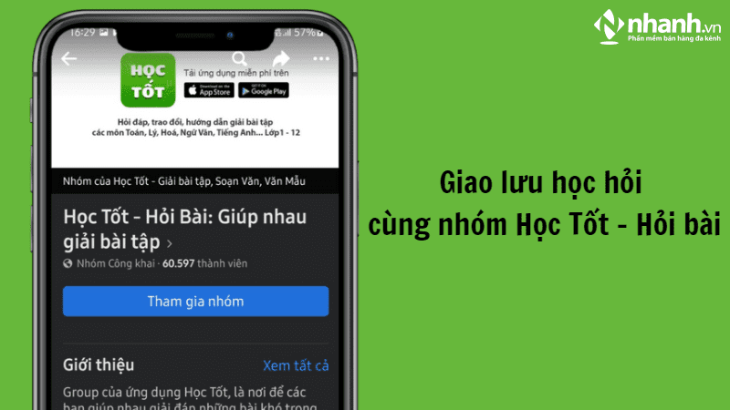 Học Tốt là phần mềm cung cấp lời giải văn mẫu hỗ trợ tận tình