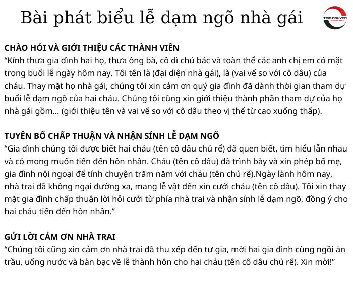 lễ dạm ngõ 