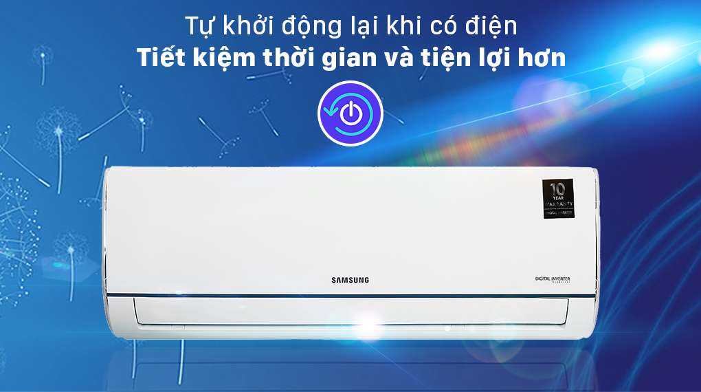 Máy lạnh Samsung AR09TYHQASINSV - Tự khởi động lại khi có điện