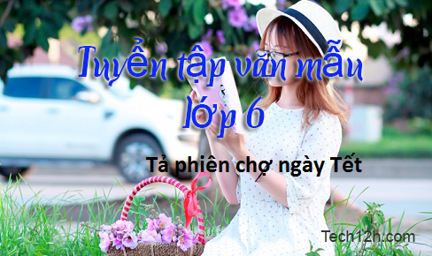 Bài văn mẫu lớp 6: Tả quang cảnh một phiên chợ ngày Tết