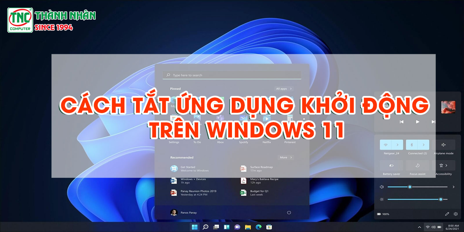 Cách tắt ứng dụng khởi động trên Windows 11