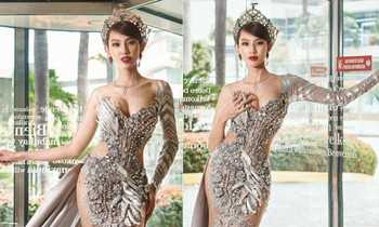 Hoa hậu Thùy Tiên đầy quyền lực và nóng bỏng khi xuất hiện trên trang bìa tạp chí Colombia