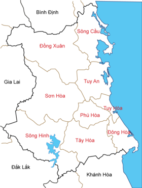 Vũng Rô trên bản đồ Phú Yên