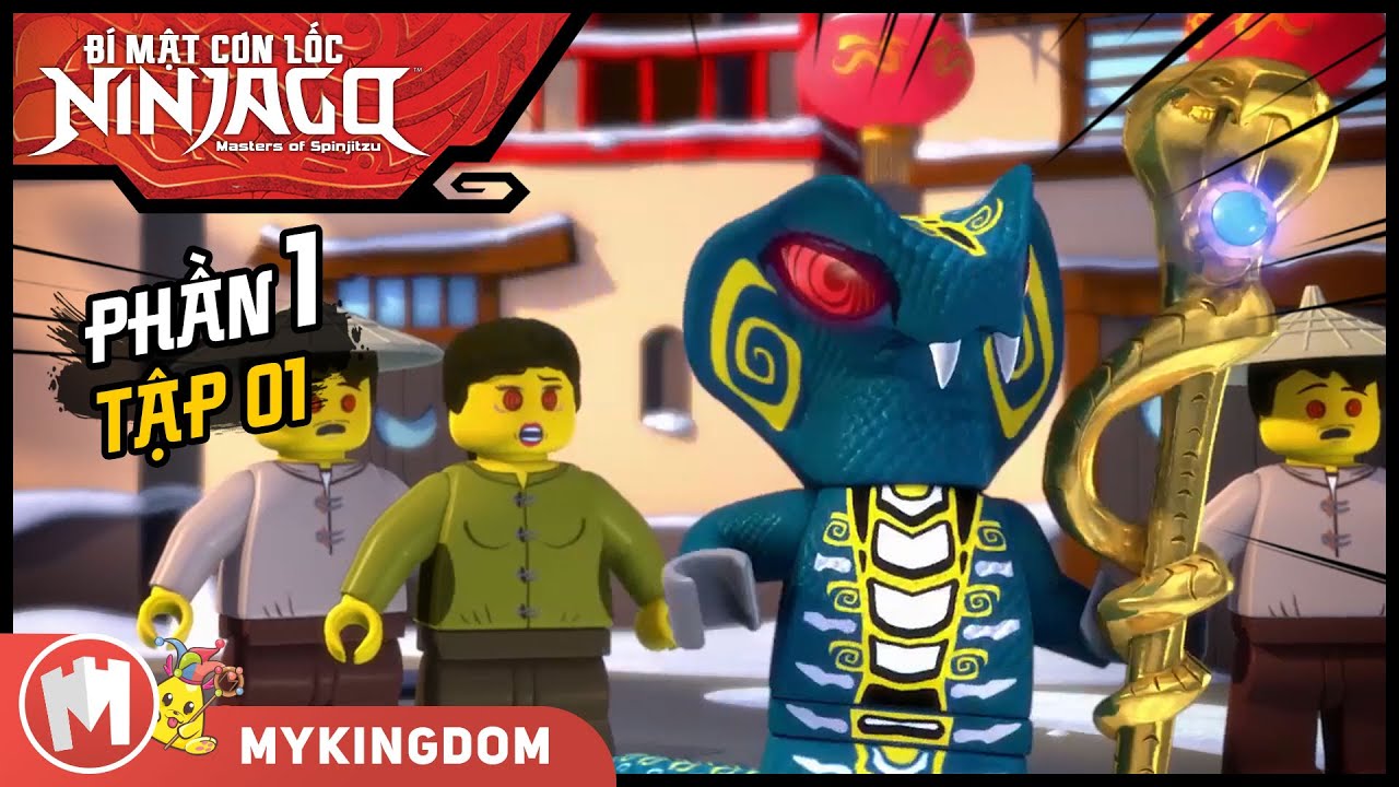 BÍ MẬT CƠN LỐC NINJAGO – Phần 1 | Tập 01: Sự Trổi Dậy Của Đế Chế Rắn | LEGO NINJAGO SEASON 1 | phim lẻ rắn khổng lồ