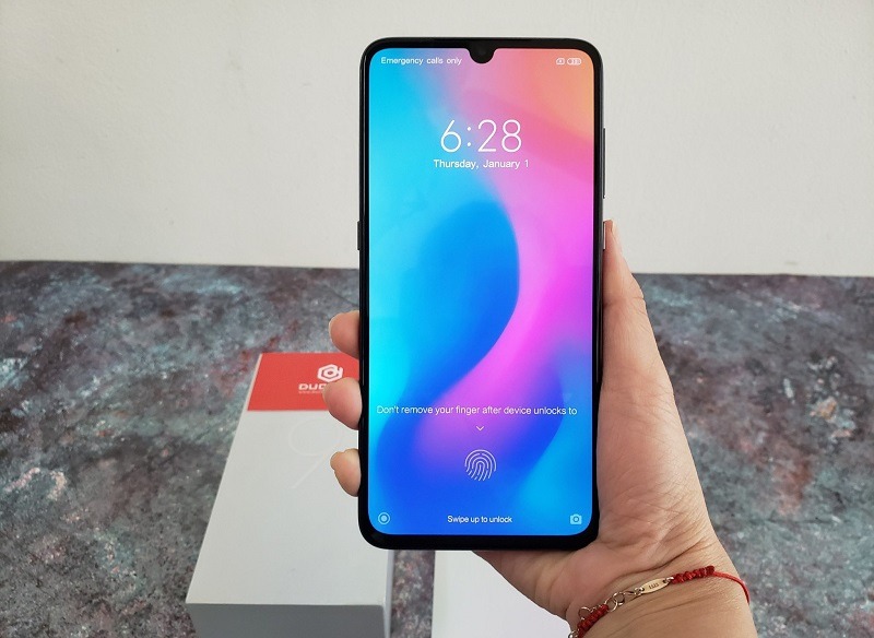 xiaomi mi 9 mặt trước 