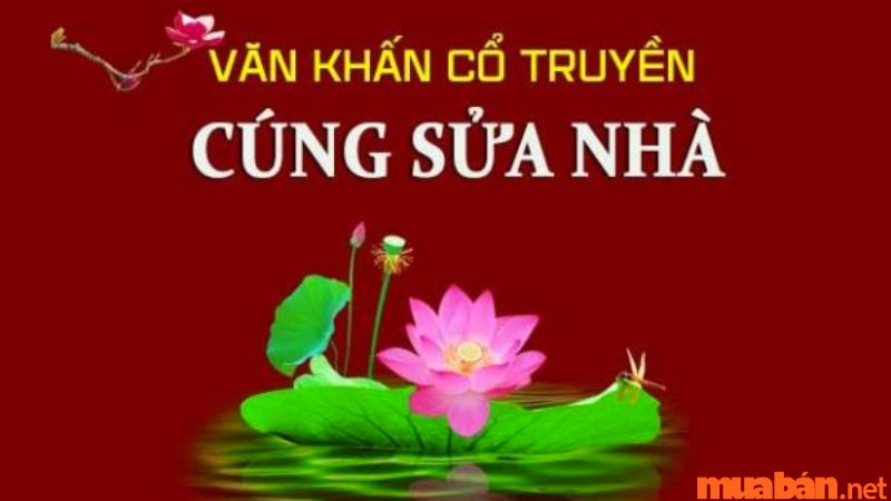 Văn khấn sửa nhà và những điều gia chủ cần lưu ý khi sửa nhà